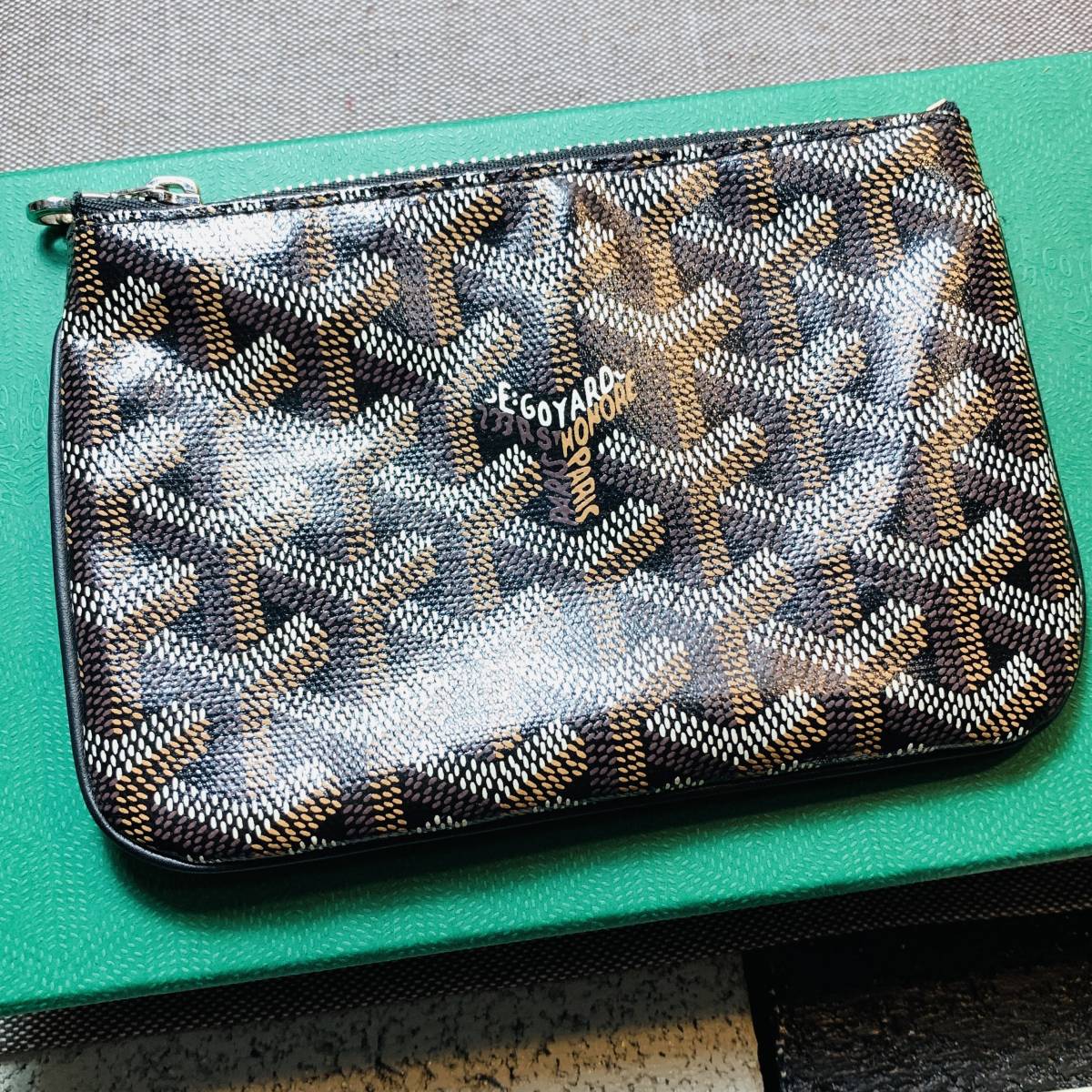GOYARD ゴヤール セナ PM ベーシックカラー レディース ポーチ USED品 