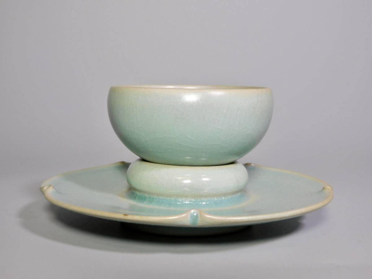 宋 青磁茶碗 茶托 高麗 李朝 中国、朝鮮半島 工芸品 【公式通販】