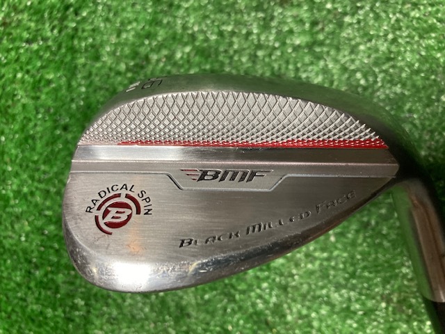 全国送料無料　中古ウェッジ　BLACK MILLED FACE BMF RADICAL SPIN 56-10 純正カーボン35.5インチ　WEDGE-FLEX Y1263