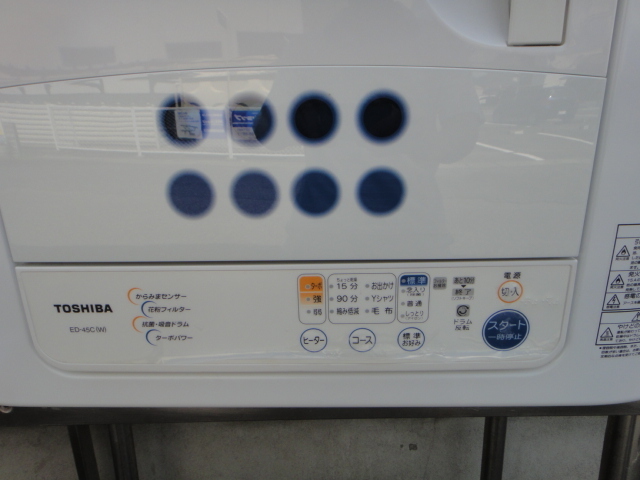 ○USED中古 東芝 ED-45C 衣類乾燥機 2019年製 直接引取OK (衣類乾燥機 