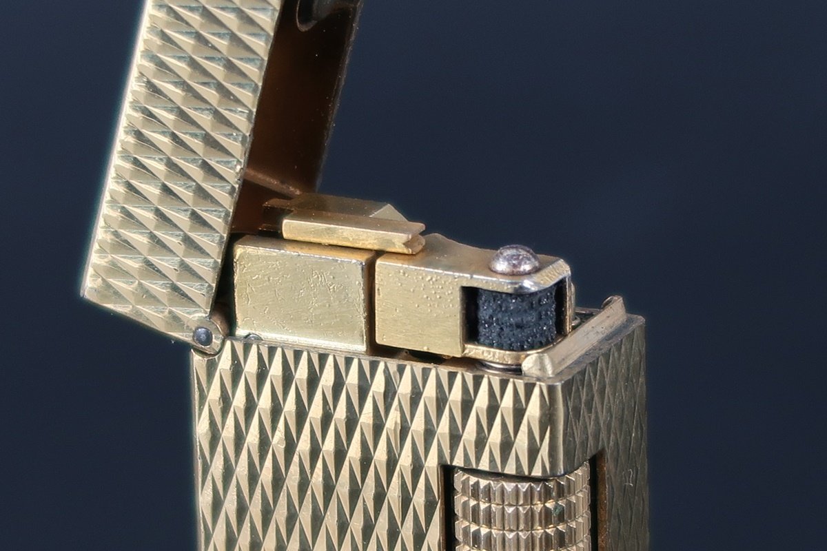 美品】dunhill ダンヒル 高級ガスライター ゴールド 着火確認済み 喫煙 