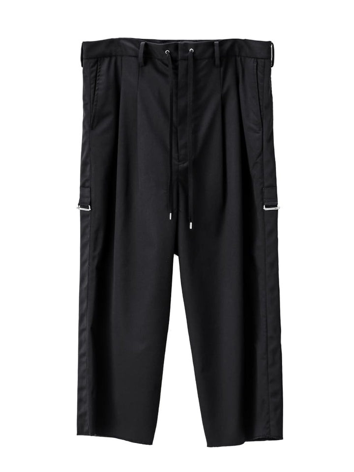 TAKAHIROMIYASHITA TheSoloist. ソロイスト サイドテープアジャスタブルレングス2タックスフロントパンツ(ソリッド) 黒 46 ほぼ新品
