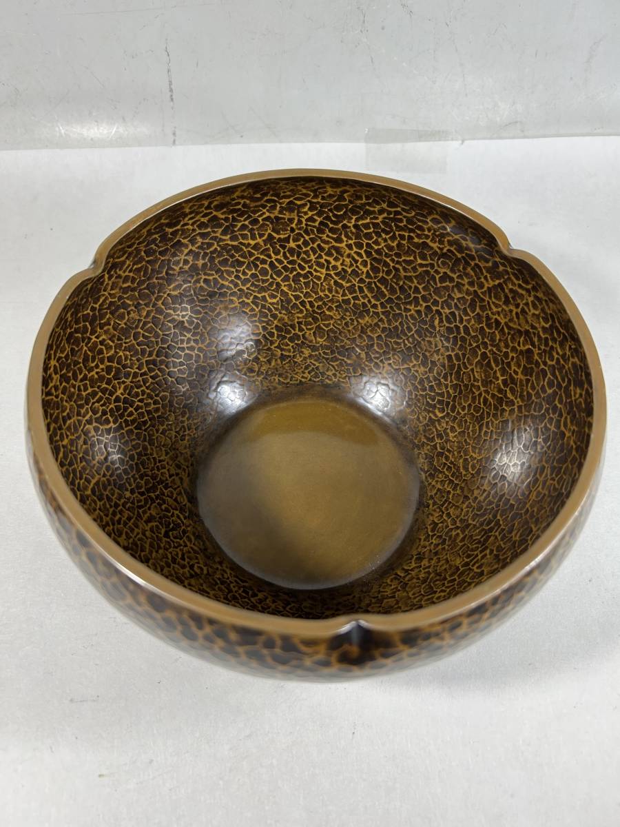 ◇堂◇狩野探幽 画 松並木 盛上彫刻 鉄製 銚子 酒器 時代箱 無傷完品