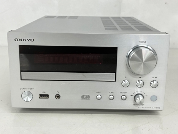 ONKYO CR-555 CD レシーバー 2015年製 オーディオ 音響 機器 ジャンク