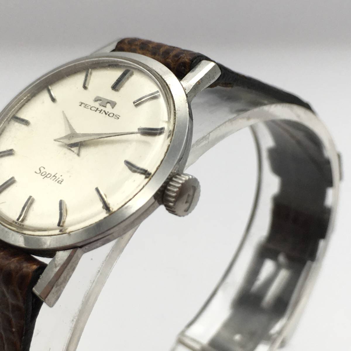 ◯E5-166 TECHNOS/テクノス Sophia ソフィア レディース 手巻き 腕時計 