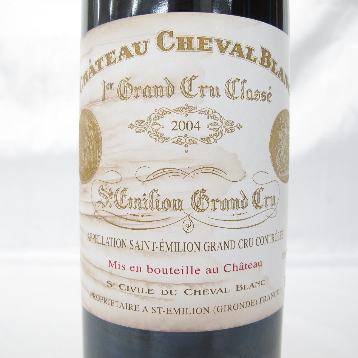 未開栓】CHATEAU CHEVAL BLANC シャトー・シュヴァル・ブラン 2004 赤