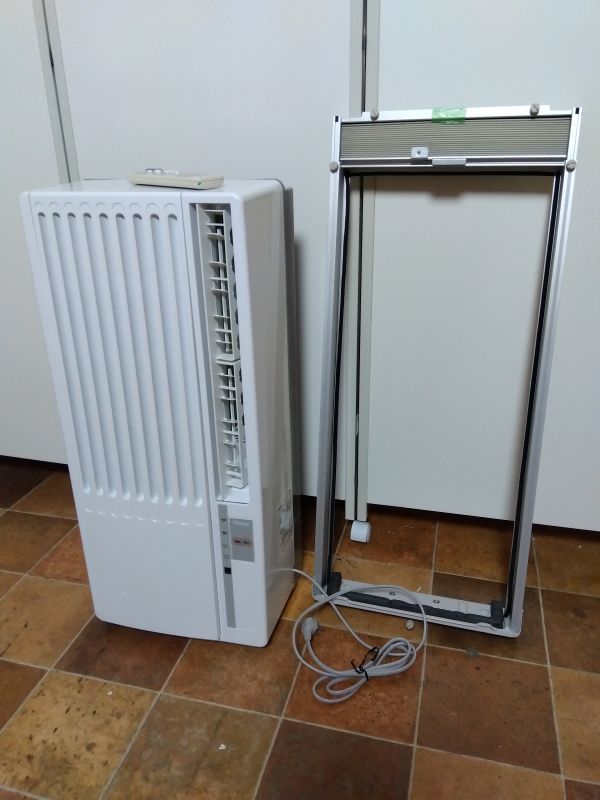 【品質保証，最新作】 現状品 ハイアール Haier ルームエアコン ウインドウ形冷房専用 JA-16T 2019年製(窓用)｜売買されたオークション情報、yahooの商品情報をアーカイブ公開 - オークファン 窓用