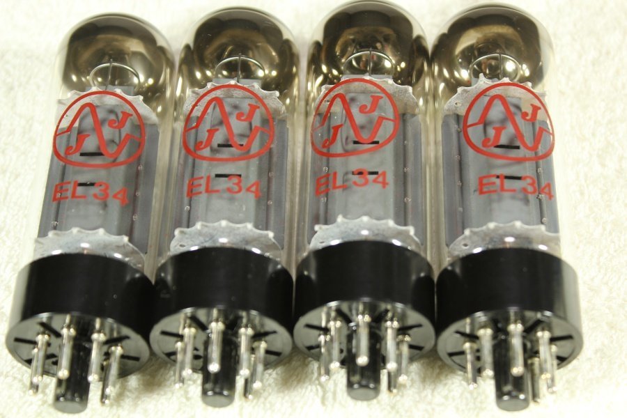 真空管EL34　4本セット　箱付き　現状品 元箱入】JJ ELECTRONIC EL34 真空管 4本 【公式通販】