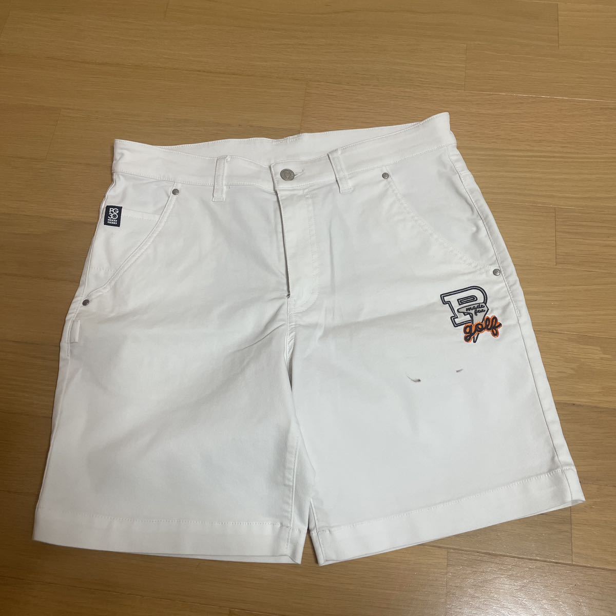 PEARLY GATES パーリーゲイツ ハーフパンツ サイズ4 ホワイト 白 GATES