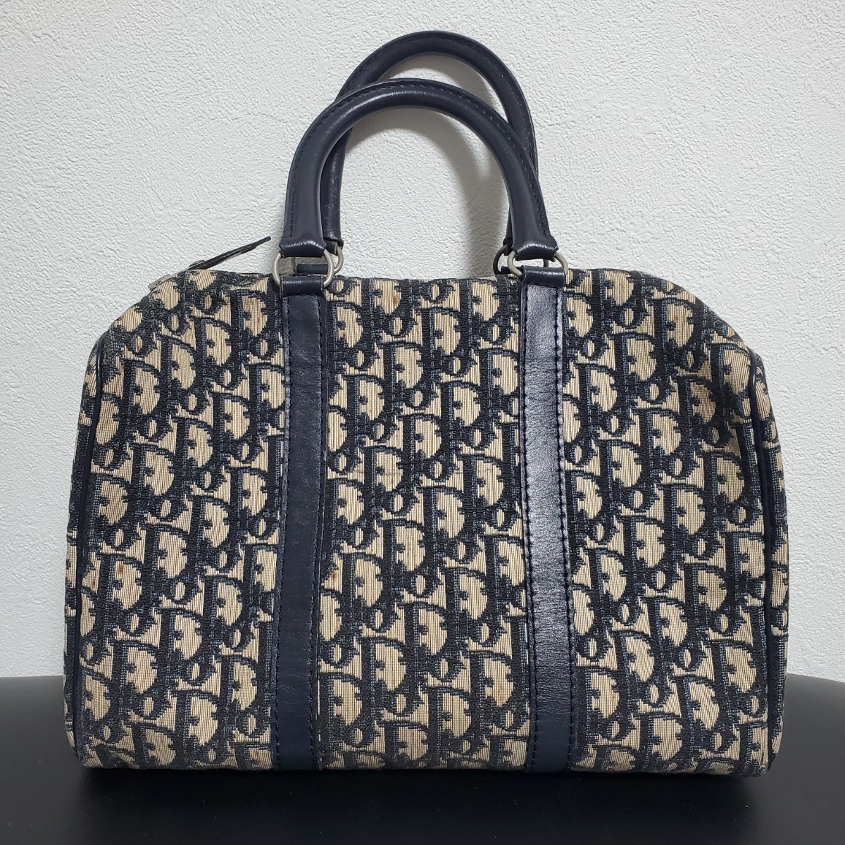 1円〜Christian Dior クリスチャン ディオール ミニボストンバッグ トロッター ハンドバッグ 422