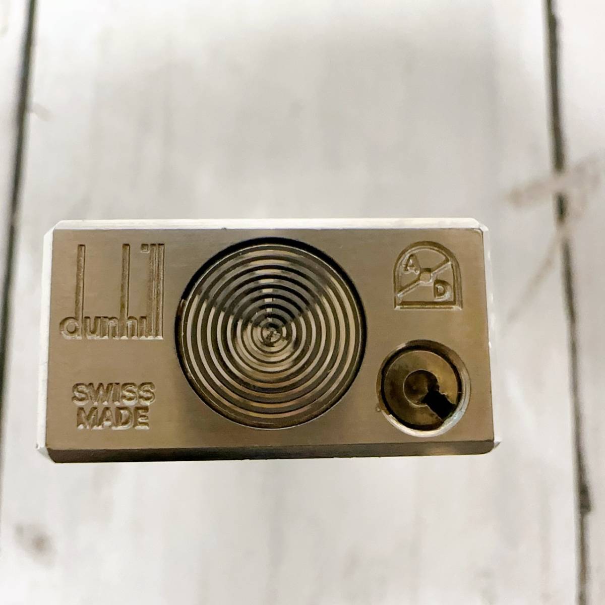 ダンヒル dunhill ガスライター シルバー ローラー ローラー式 メンズ 