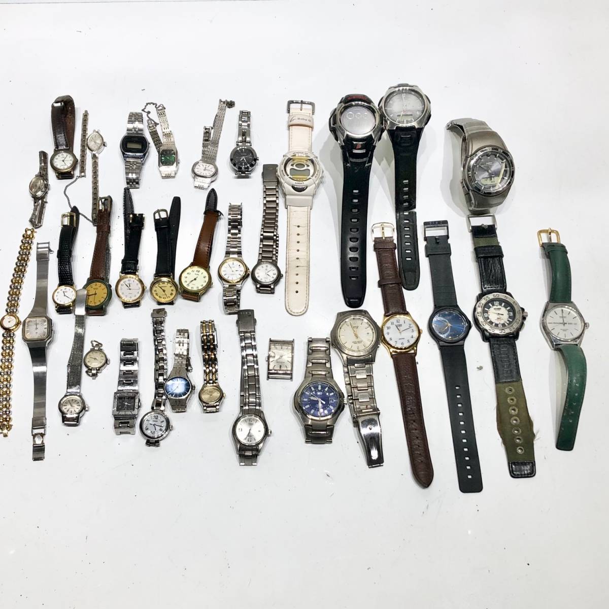 かず様　馬油　20個セット 現状◇国内メーカー 腕時計 34本◇SEIKO CITIZEN CASIO ORIENT 【公式