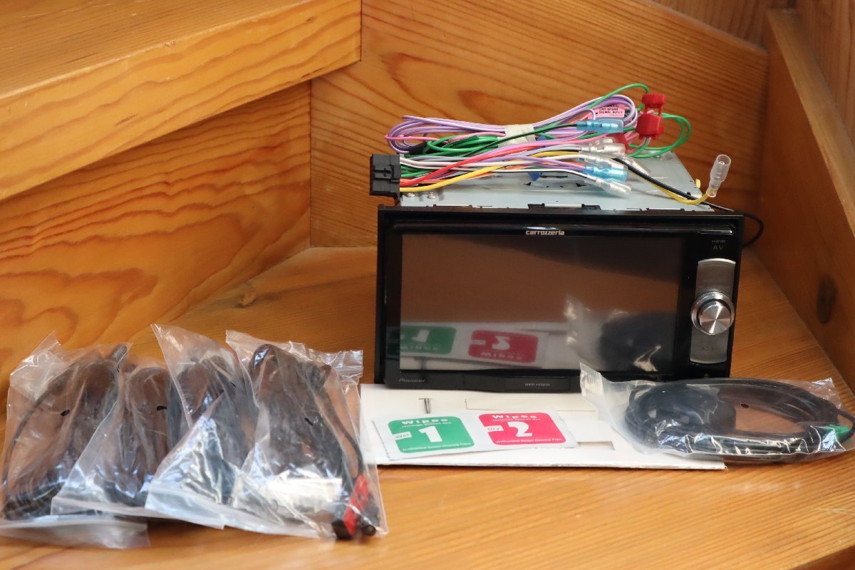 中古　新品アンテナ付き【AVIC-RW09】カロッツェリア メモリーナビ　2022年地図データ　　整備済み完動品！