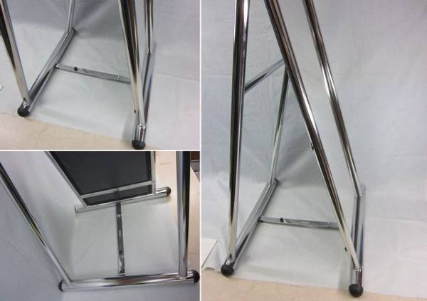 スタンドミラー YDM-511M 440×400×1450mm OKA166◇山善スタンドミラー/クロームメッキミラー/YDM-511M◇(大型