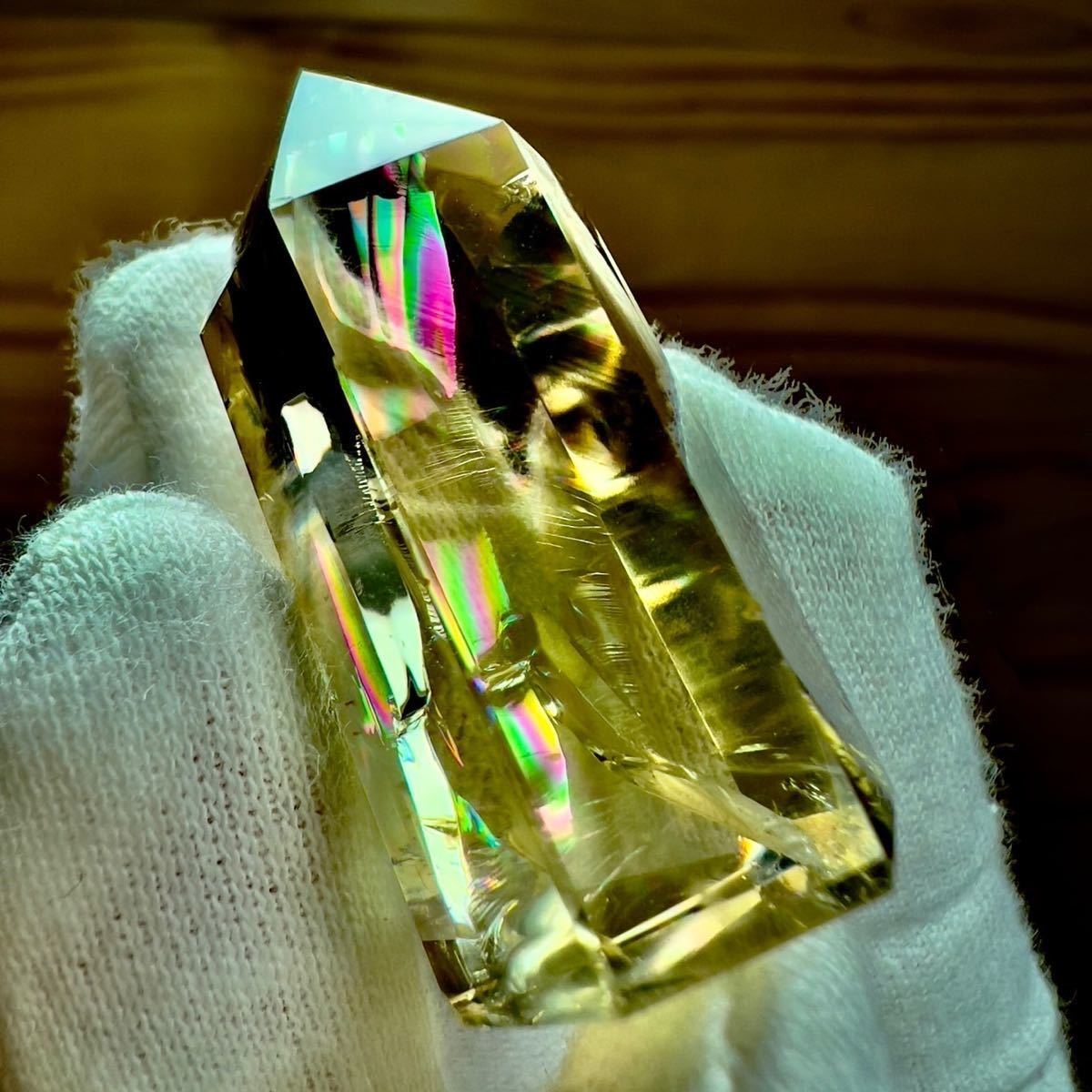 【水入り 非加熱】☆超激レア☆天然石 シトリン スーパーアイリスレインボー 水入り 非加熱】☆超激レア☆天然石 シトリン スーパーアイリス