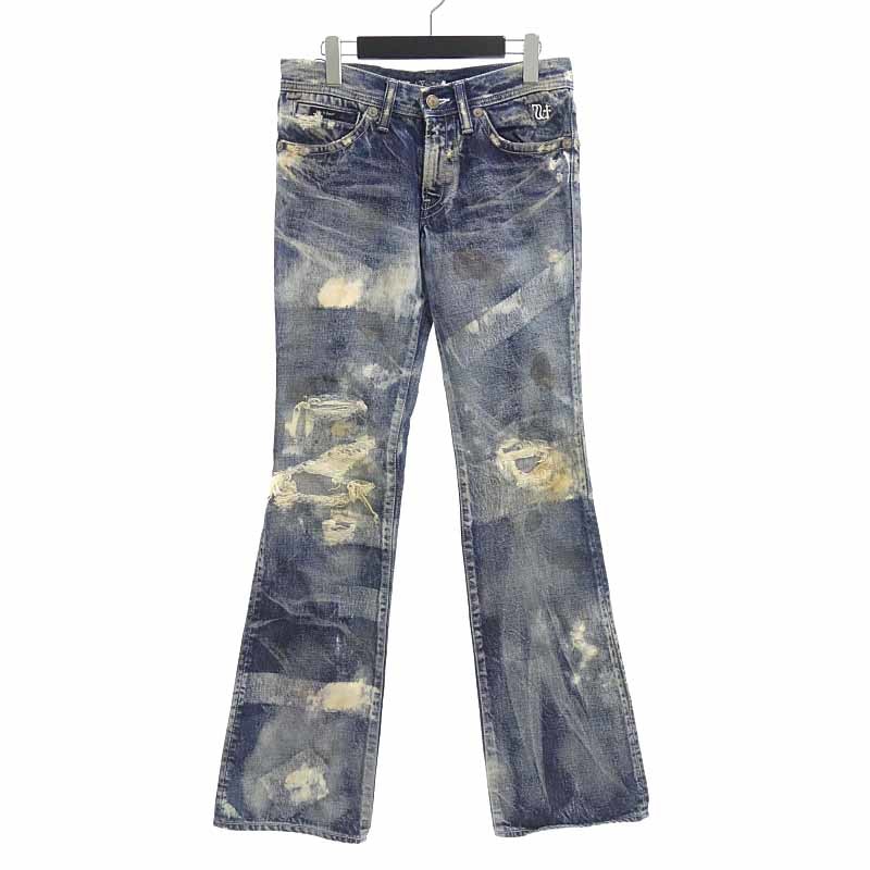 PRICE DOWN】DELAY BY WIN&SONS ダメージ クラッシュ 加工 ブーツ