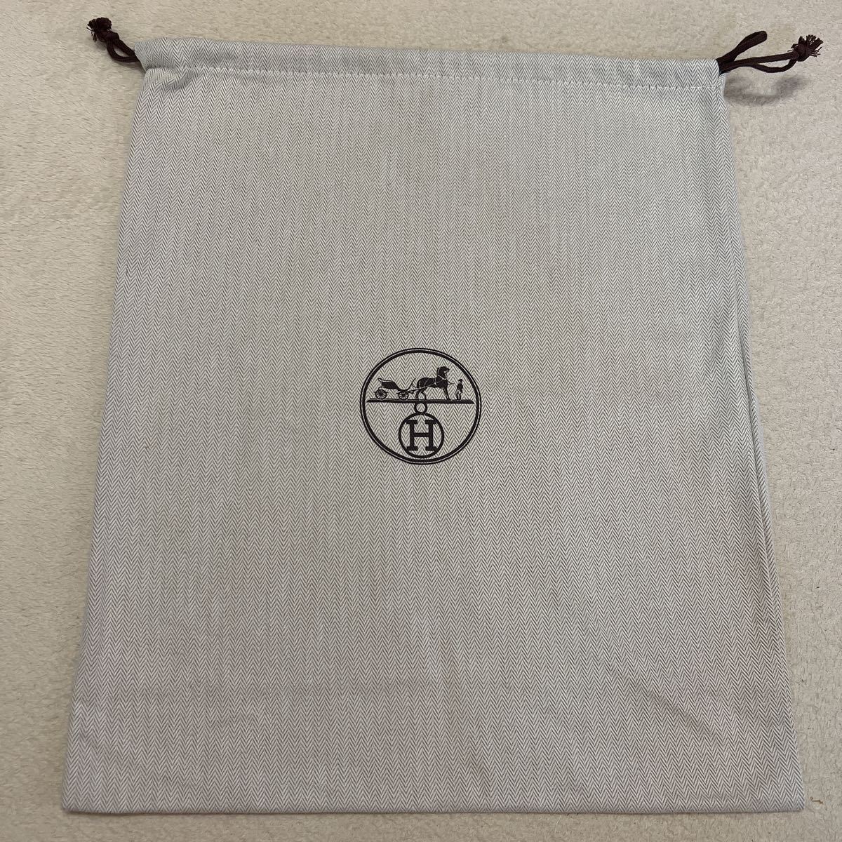 エルメス 保存袋 44×37 ヘリンボーン HERMES 布袋 巾着袋 バーキン25