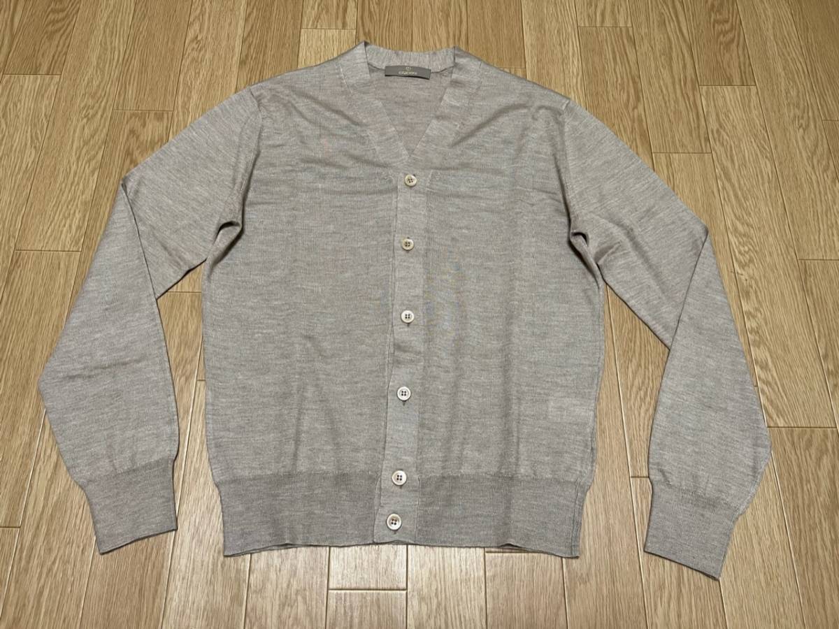 Cruciani ニット クルチアーニ 18ゲージカシミヤシルク クルーネック 