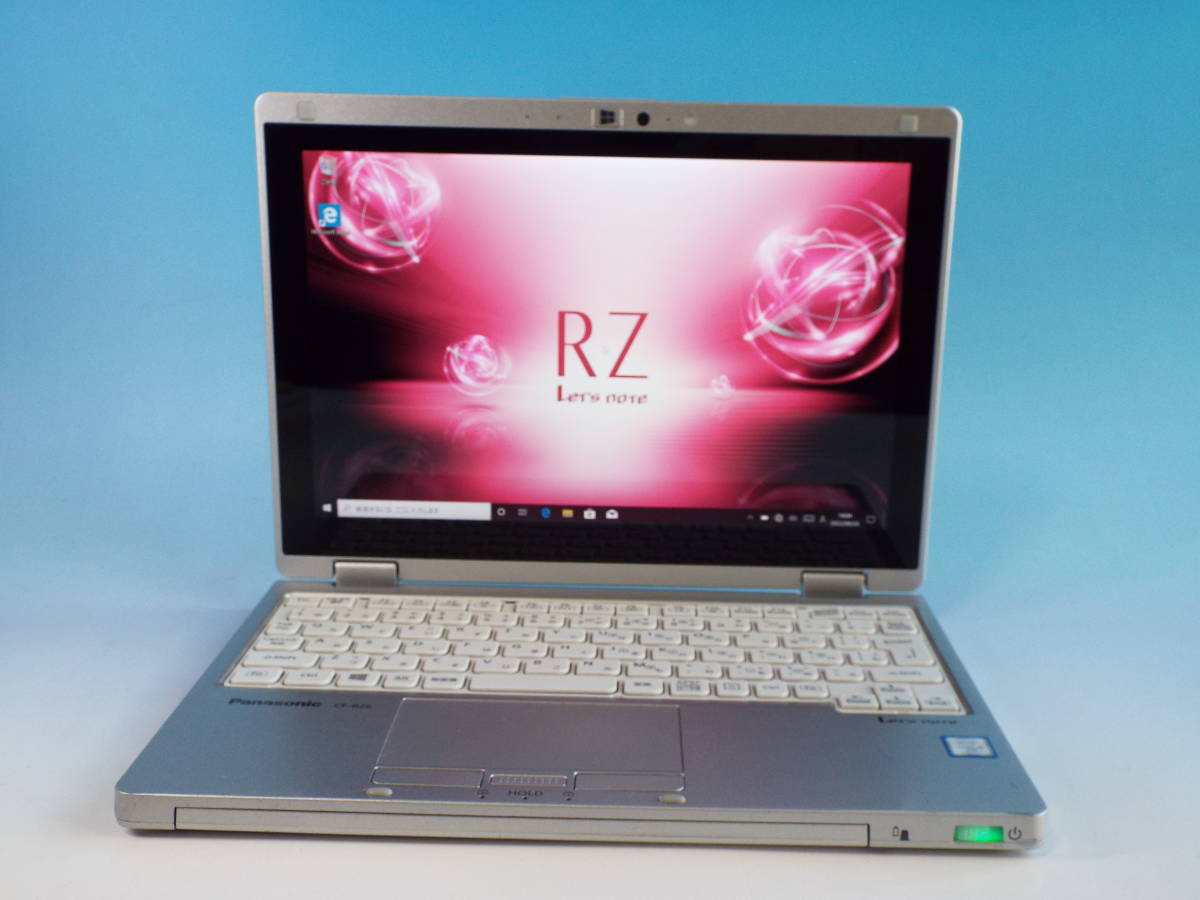 優良品！レッツノートRZ6 Corei5(7Y57)1.2Ghz/4GB/SSD256GB/カメラ/10.1/Windows10/DtoD/Bluetooth/消毒済　Ver.7