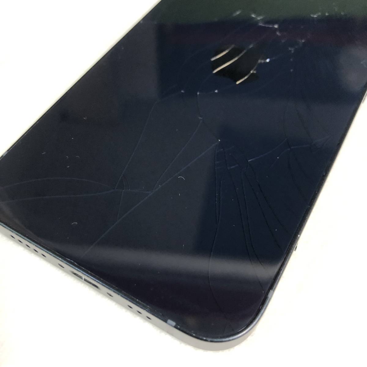 ジャンク/SIMフリー】iPhone14 128GB ブラック［MPUD3J/A］☆背面割れ