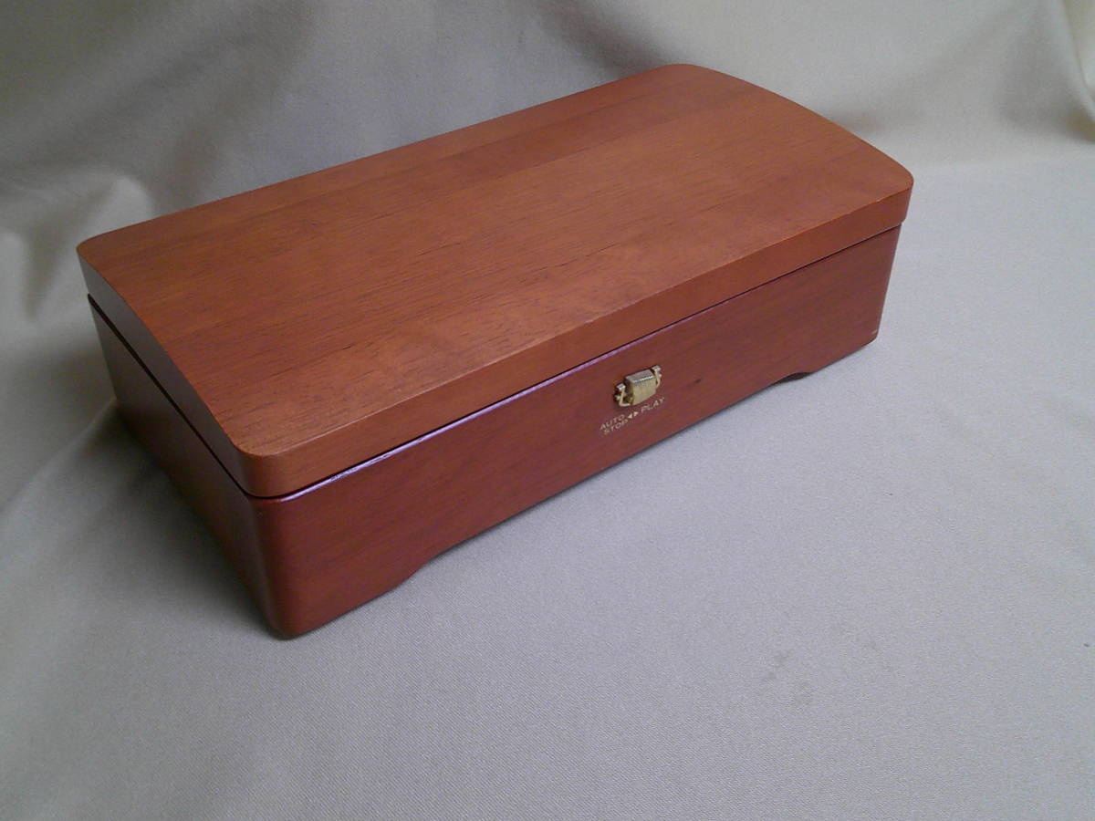 50弁 SANKYO オルフェウス オルゴール 銘木イエローポプラ「星に願いを