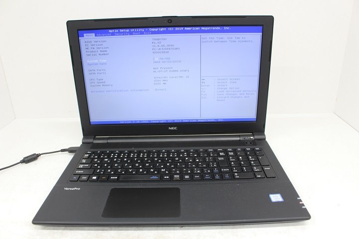 現状 VersaPro VKT25F-3 /第7世代 Core i5 7500U /8GB/15.6インチ/Wi-Fi/USB3.0/HDMI端子/Win10モデル☆