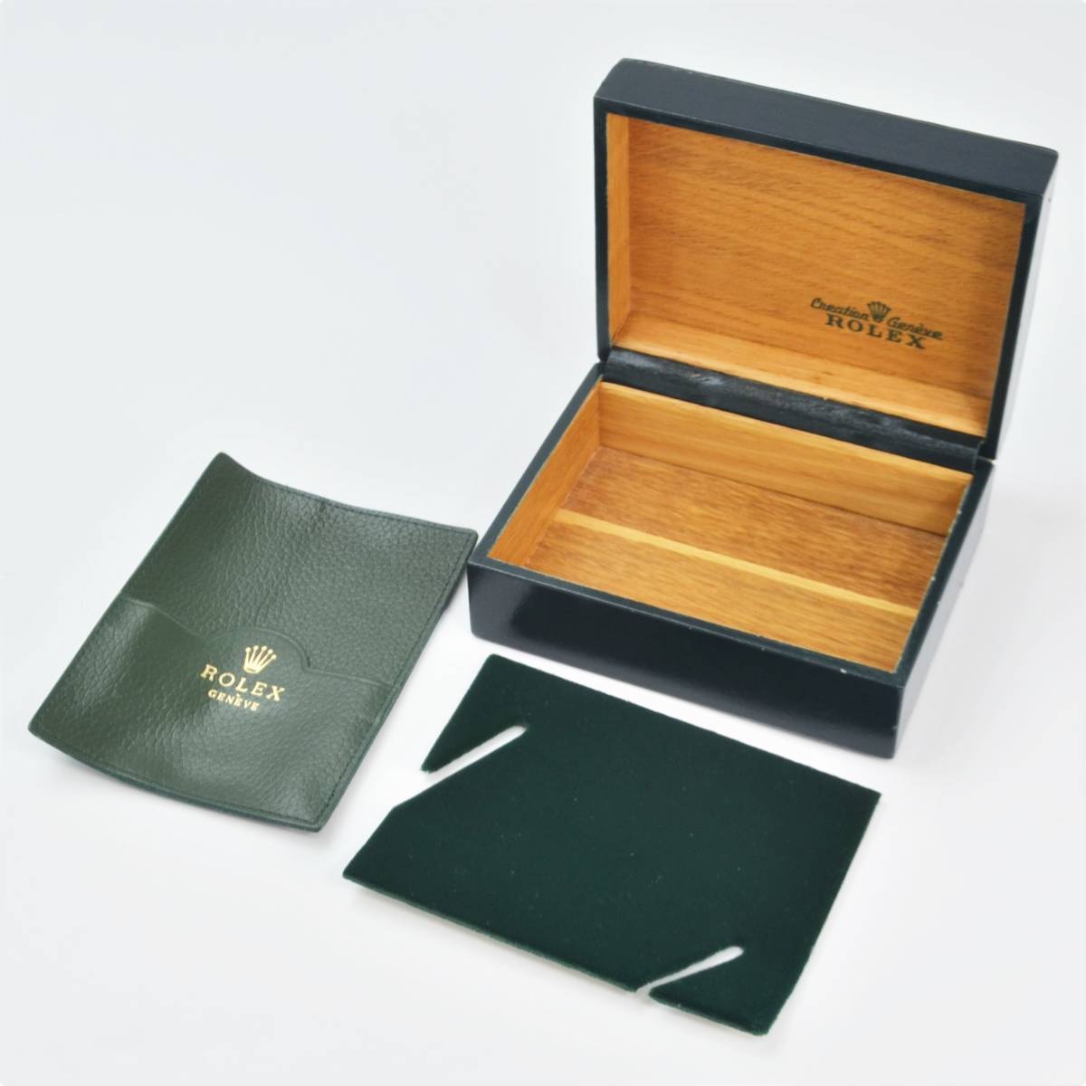 S 1円スタート ROLEX ロレックス ケース 空箱 緑箱 BOX アンカー 