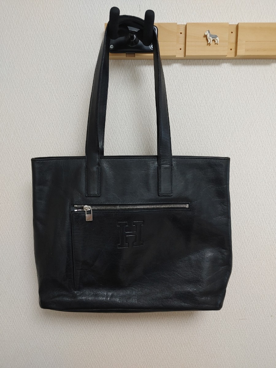 トートバッグ ヒロフ HIROFU 本革 L レディース レザー ブラック A4 
