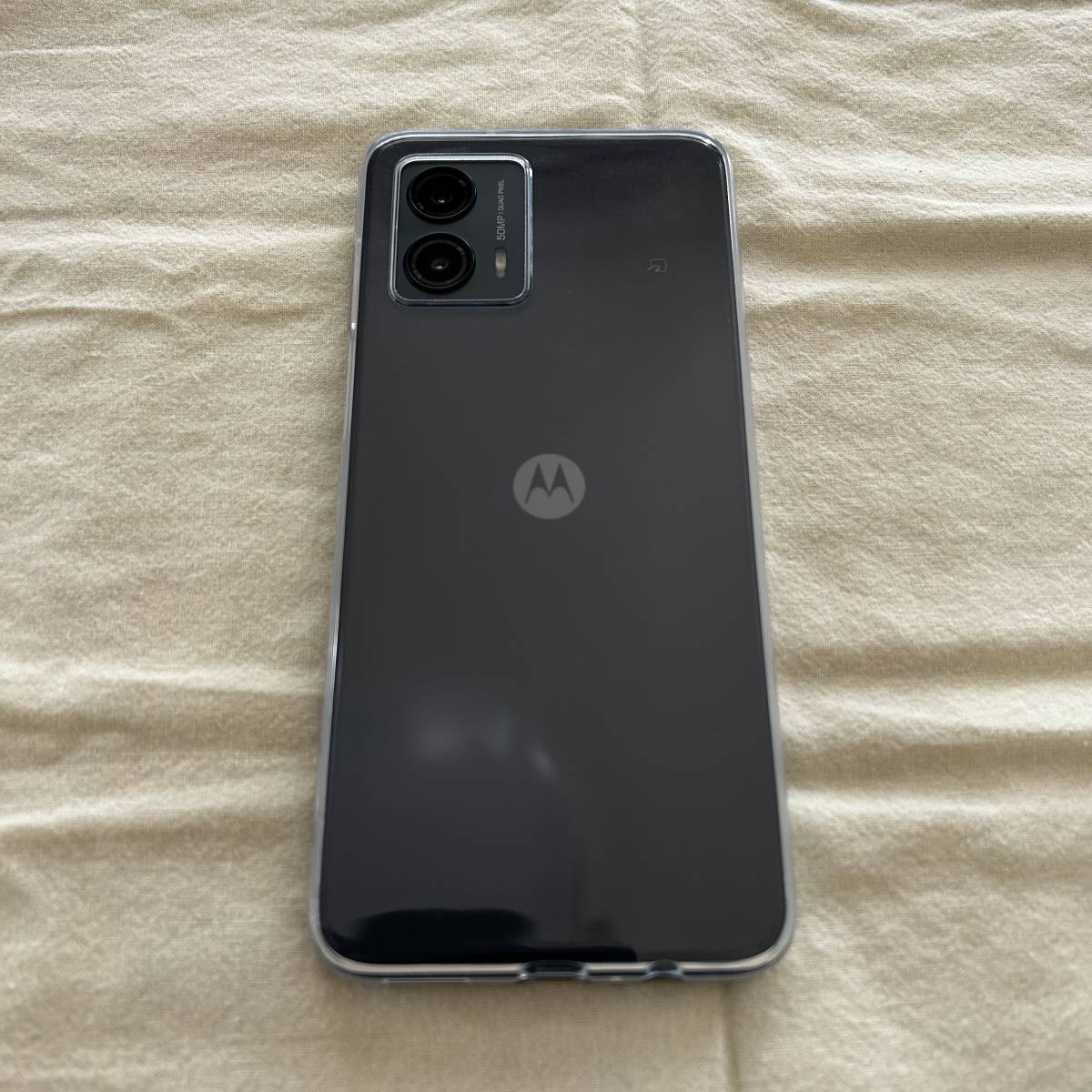 新品/未使用/SIMフリー】MOTOROLA moto g53y 5G ブラック 128GB ケース付き