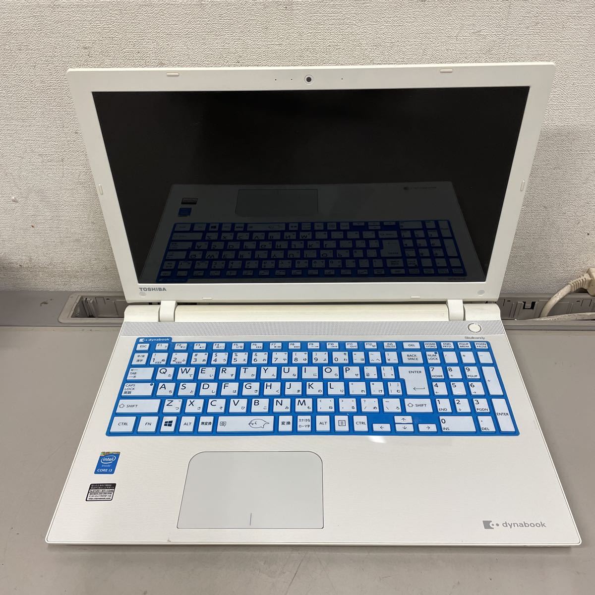 コ63 東芝dynabook T55/TW PT55TWP-BWA Core i3 5015U メモリ4GB