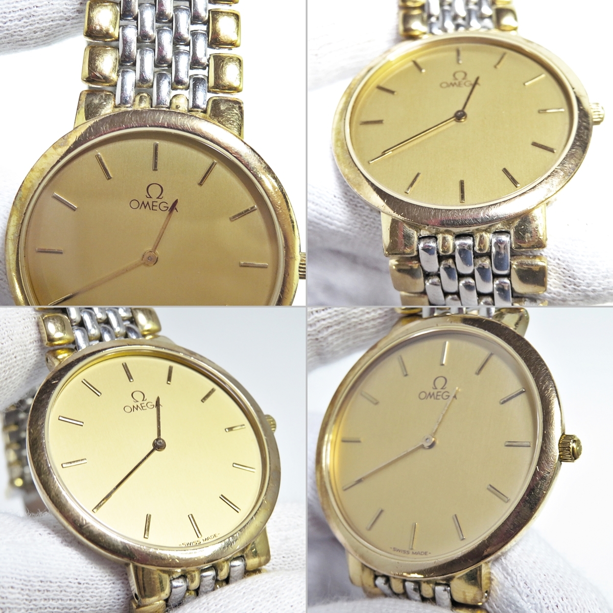 80s Vintage Omega deville デイト デビル コンビGP