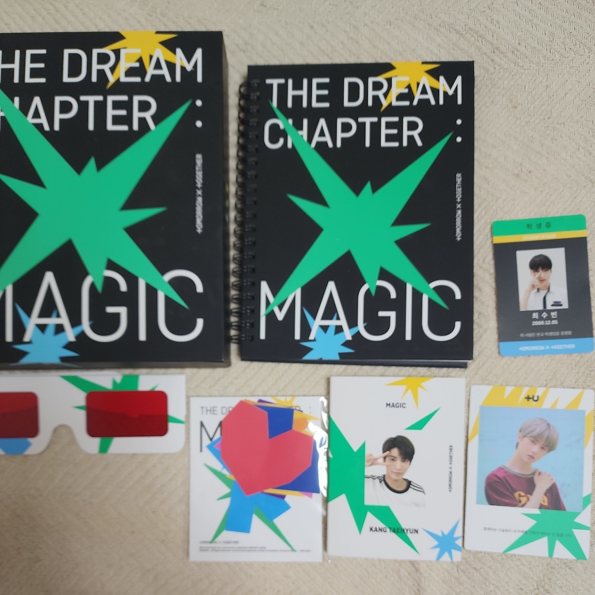 TXT MAGIC スビン ボムギュ テヒョン アルバム トゥバ CD トレカ 