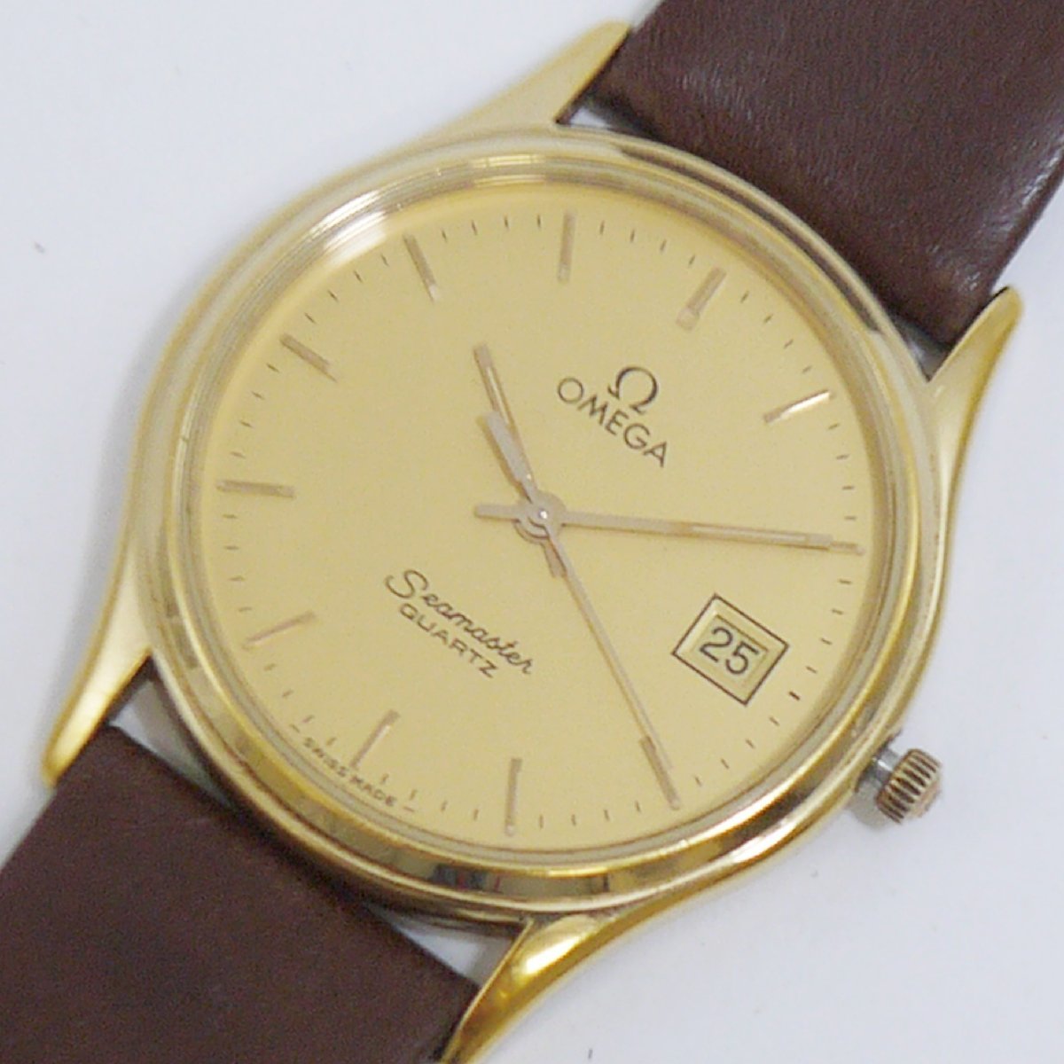 ☆USED品 電池交換済み OMEGA Seamaster QUARTZ【オメガ 1430 