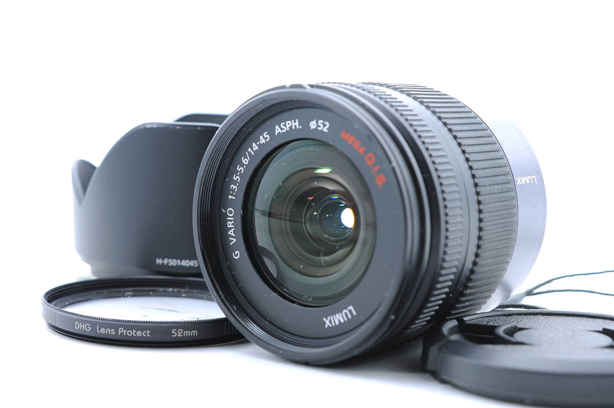 ★良品★ パナソニック Panasonic LUMIX G VARIO 14-45mm F3.5-5.6 ASPH. MEGA O.I.S. H-FS014045