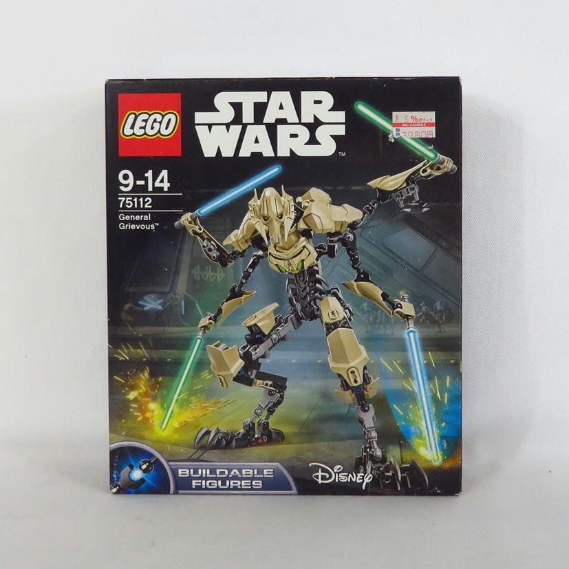 1円【未使用】LEGO レゴ/スター・ウォーズ ビルダブルフィギュア グリーヴァス将軍/75112/81