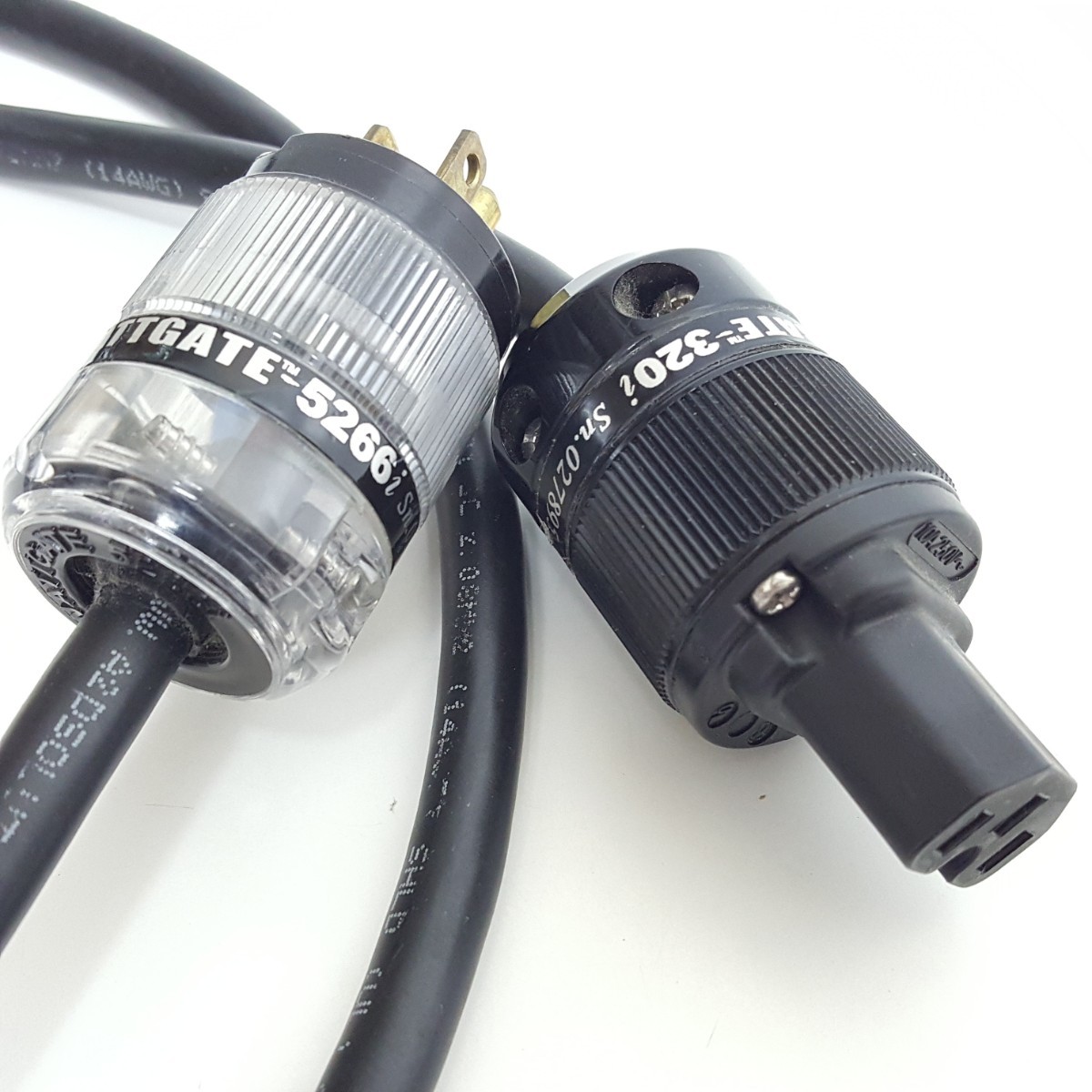 WATTGATE 5266i 320i 電源ケーブル 1.5m 2本セット Wattgate 5266i