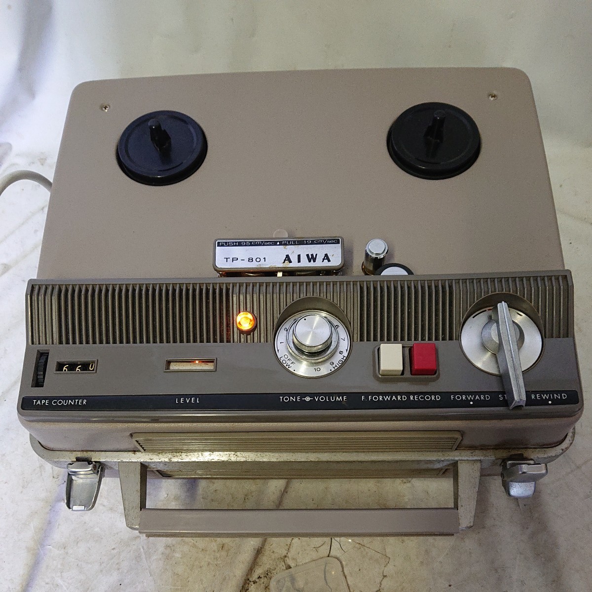 通電確認のみ】AIWA アイワ オープンリールデッキ テープレコーダー