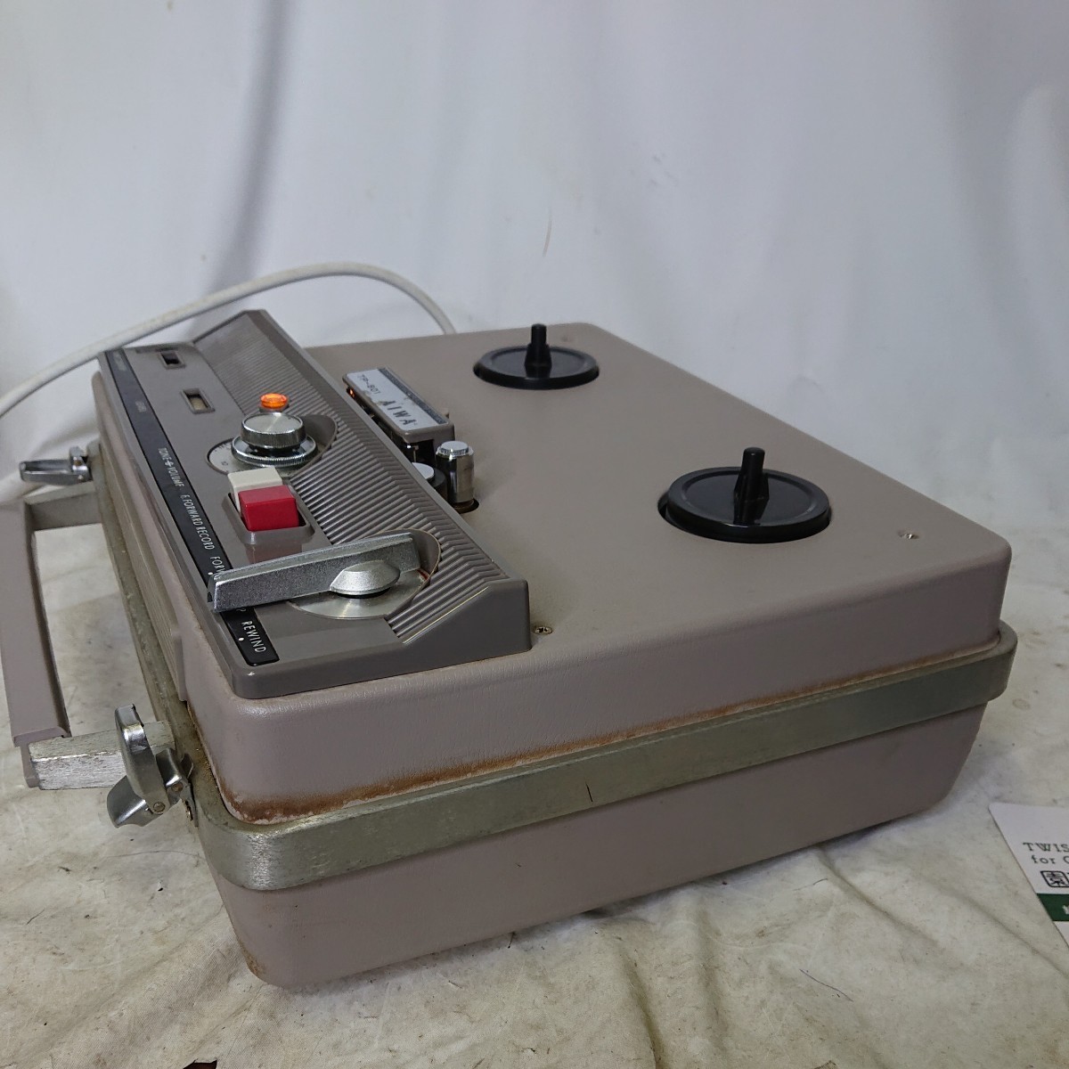 通電確認のみ】AIWA アイワ オープンリールデッキ テープレコーダー
