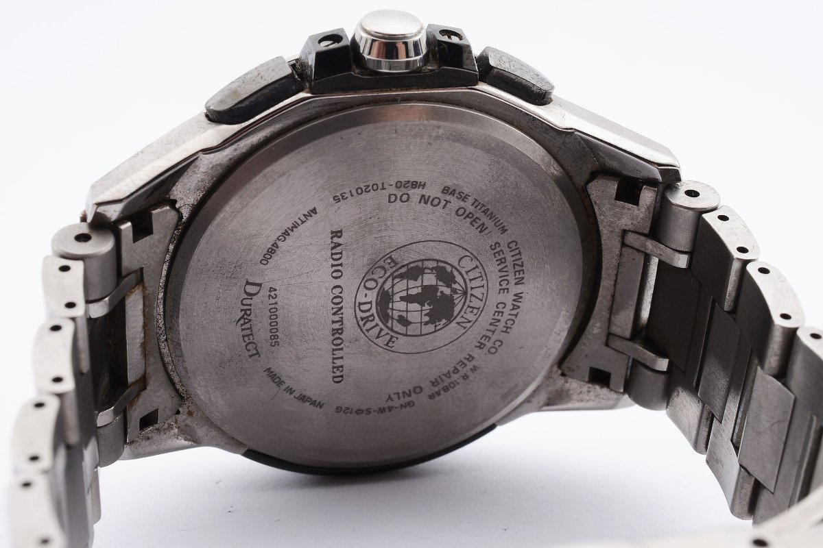 稼働品 シチズン エコドライブ H820-T020135 メンズ 腕時計 CITIZEN 