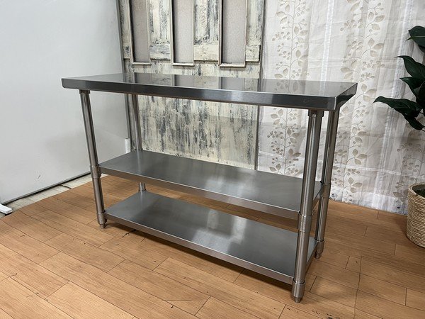 綺麗【KIPROSTAR/キプロスター ステンレス作業台 調理台 間口1200×奥行