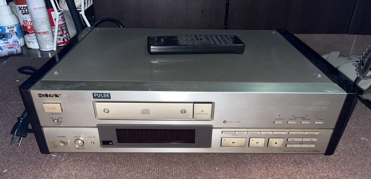 ソニー CDプレーヤー X555ES ジャンク CDP-X555ES ソニー CDプレーヤー
