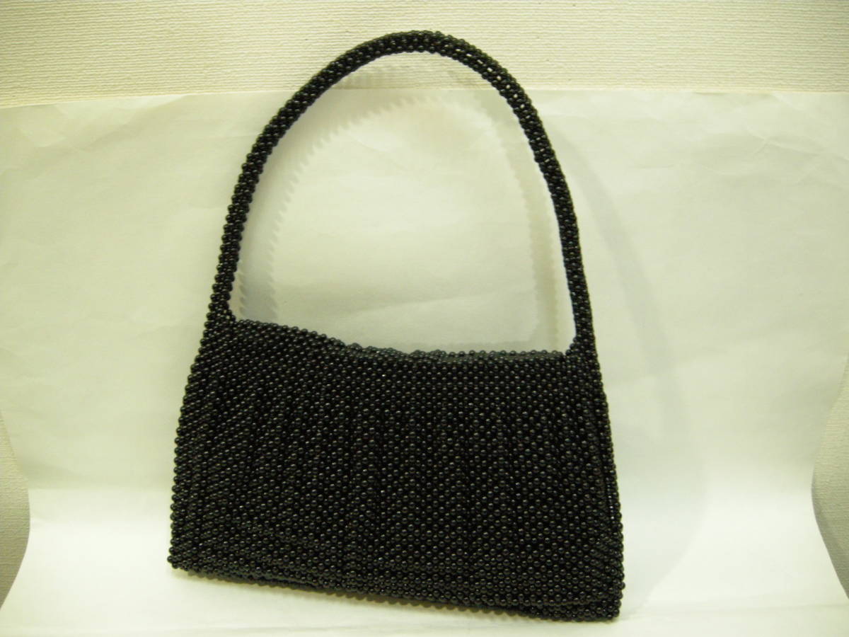 未使用品】最高級ハンドバッグ 黒珊瑚手作り工芸品 黒サンゴ 