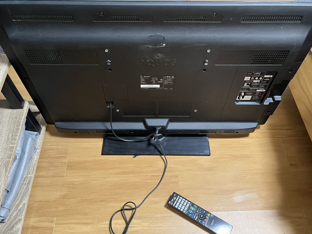 動作品 SAHRP シャープ 40V型 フルハイビジョン液晶テレビ AQUOS LC