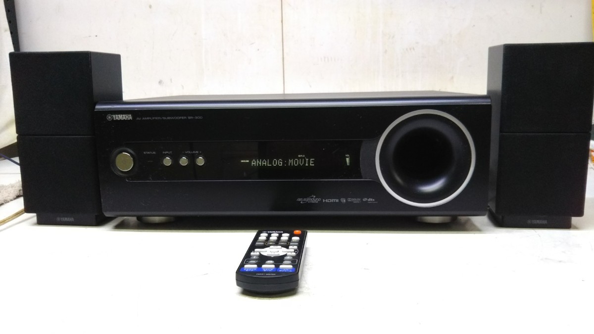 A※ YAMAHA ヤマハ AMPLIFIER /SUBWOOFER SR-300 AVアンプ/ サブ 