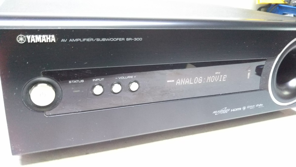 A※ YAMAHA ヤマハ AMPLIFIER /SUBWOOFER SR-300 AVアンプ/ サブ 