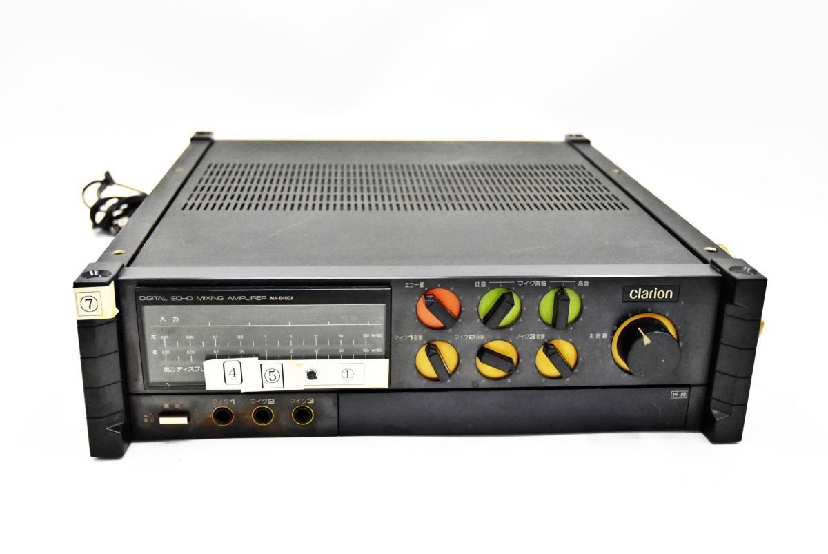 591L 0830S11) 1円～ Clarion クラリオン MA-6400A エコーミキシング