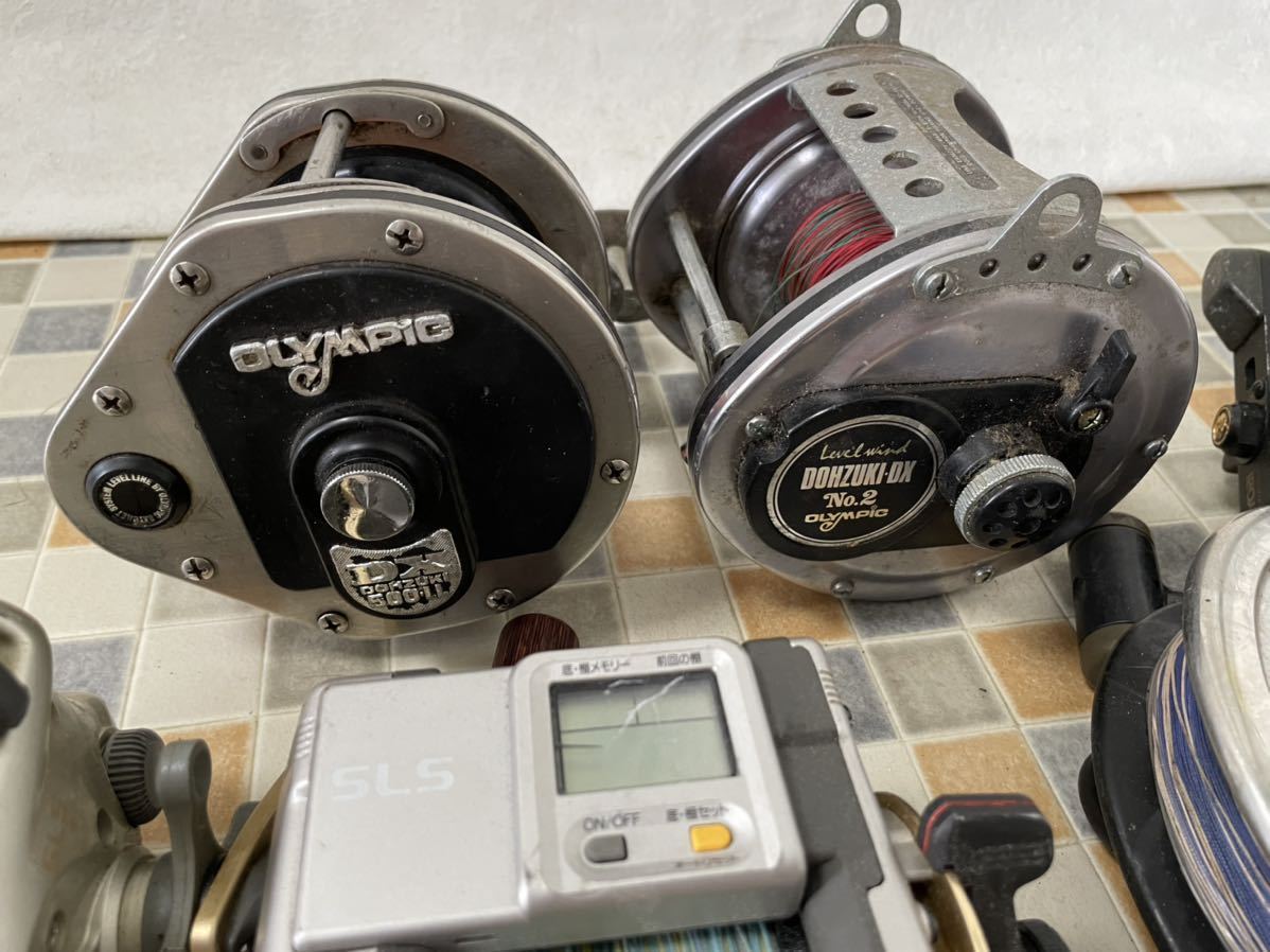 釣りリール 7台 まとめ 電動リール 両軸リール スピニングリール