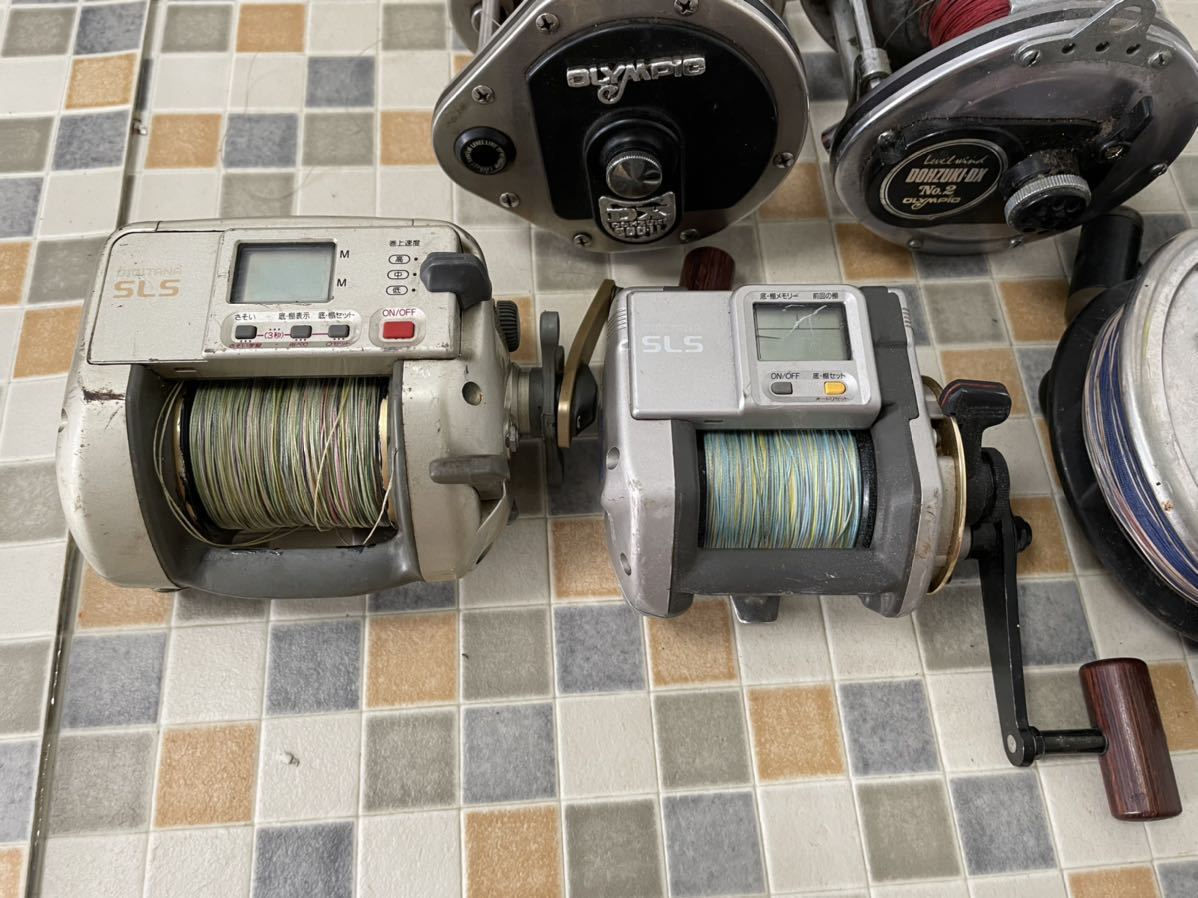 釣りリール 7台 まとめ 電動リール 両軸リール スピニングリール