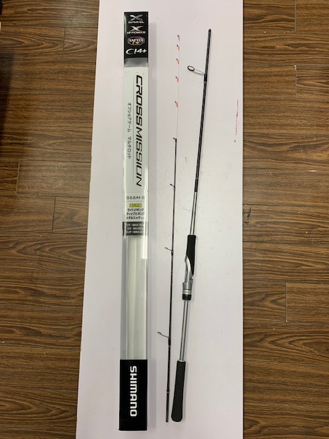 超美品使用回数1回 クロスミッションBB S66M-S ロッドケース付き シマノ