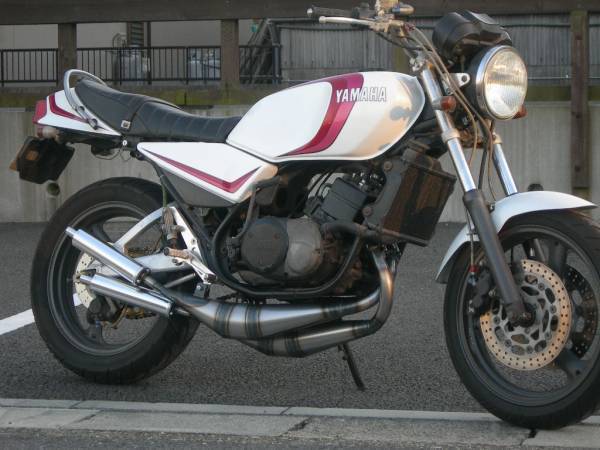 RZ250/350用 クロス右2本出しストリートチャンバー 【ゼス】 RZ250⁄350